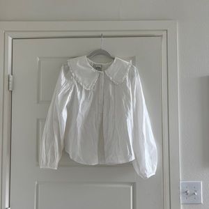 A New Day Peter Pan Collar Top
